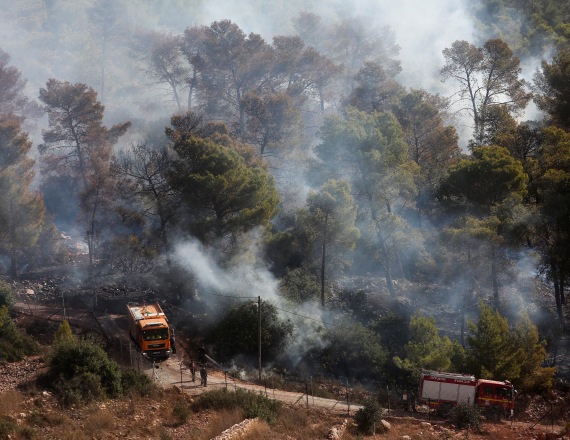 שריפות ברחבי הארץ