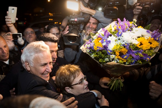 חגיגות השחרור של הנשיא לשעבר קצב