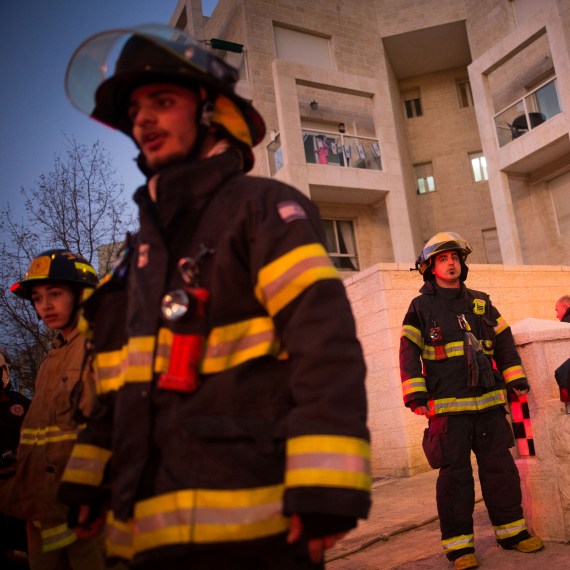 זירת האסון בירושלים