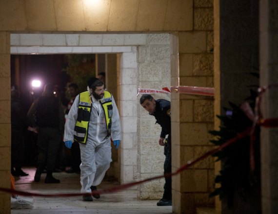 זירת האסון בירושלים