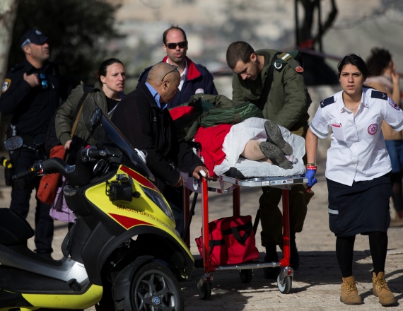 זירת הפיגוע בירושלים