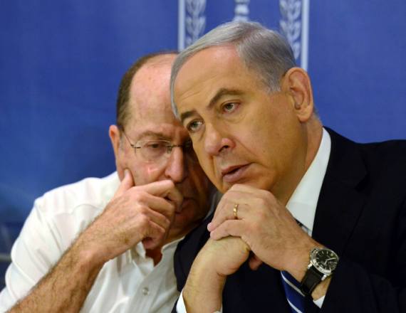 בנימין נתניהו ומשה יעלון