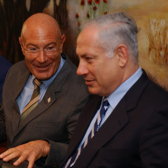 בנימין נתניהו וארנון מילצן