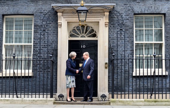 נתניהו בביקור בבית ראש ממשלת בריטניה