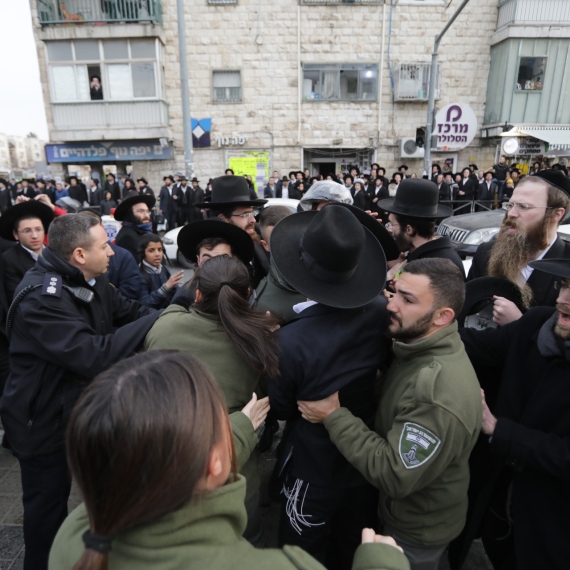 הפגנת חרדים