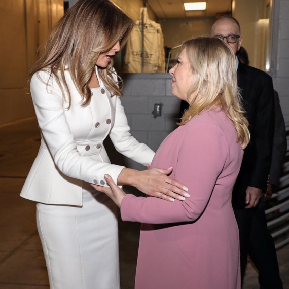 שרה נתניהו ומלאניה טראמפ