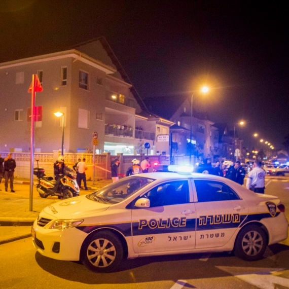 זירת הרצח בנתניה