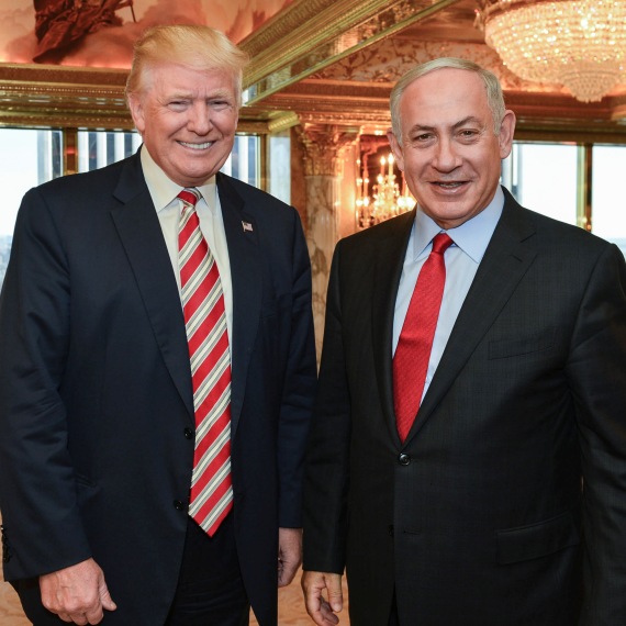 בנימין נתניהו ודונלד טראמפ