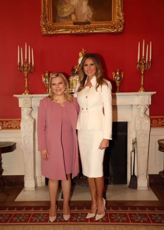 מלניה טראמפ ושרה נתניהו