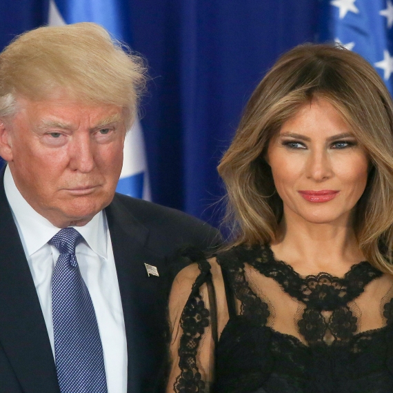 דונלד ומלניה טראמפ