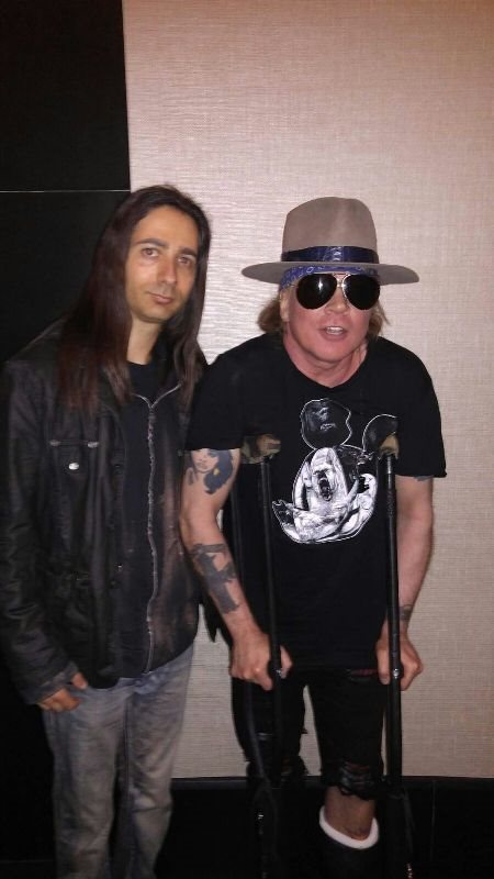 דודו רוז עם אקסל רוז