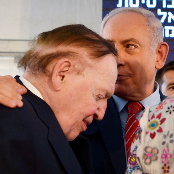 בנימין נתניהו שלדון אדלסון