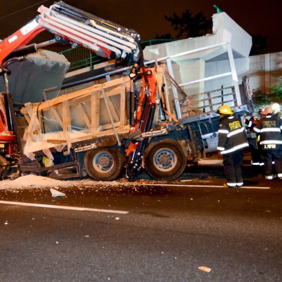 קריסת גשר בכביש 4