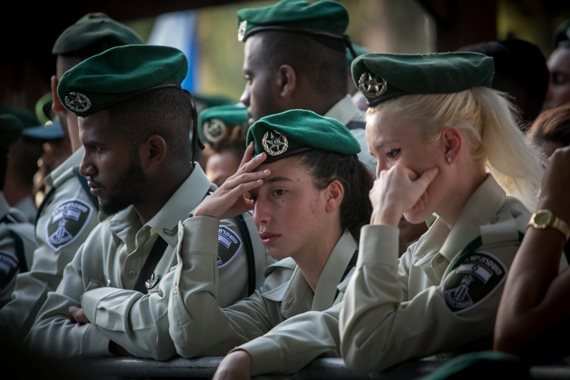 הלוויתו של לוחם מג"ב סולומון גברייה