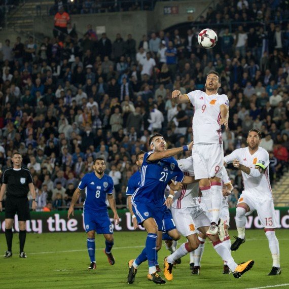 נבחרת ישראל משחקת נגד נבחרת ספרד