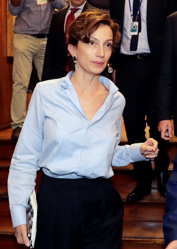 מזכ"לית 'אונסקו' הנבחרת אודרה אזולאי