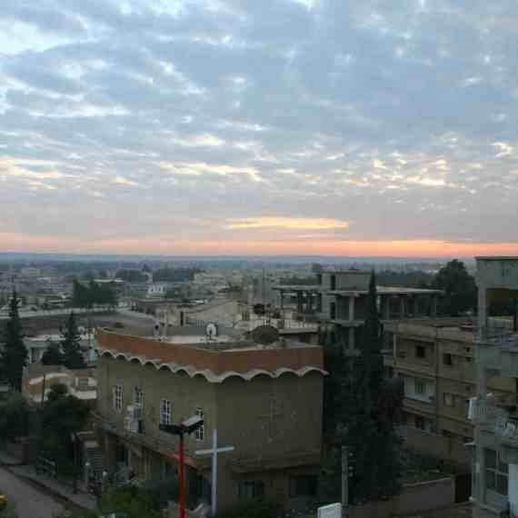 העיר א-רקה שבסוריה