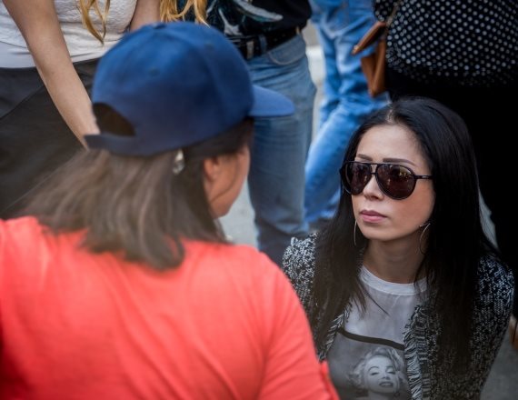 ניקול ראידמן הפגנת הנכים