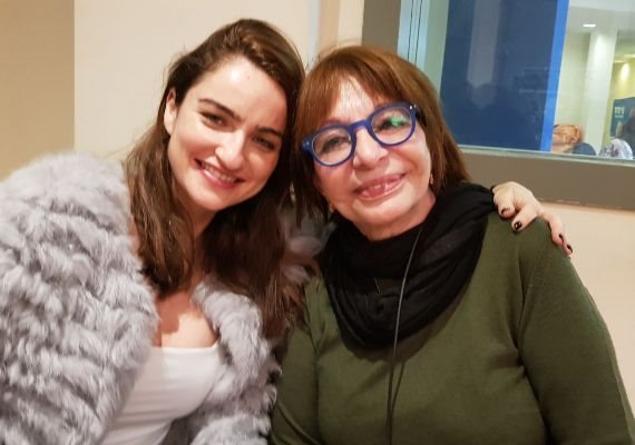 אניה בוקשטיין עם רבקה מיכאלי