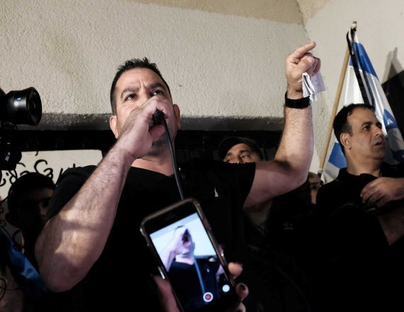 מני נפתלי בצעדת הבושה והתקווה