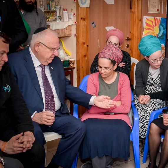 יעל שבח ונשיא המדינה ראובן ריבלין