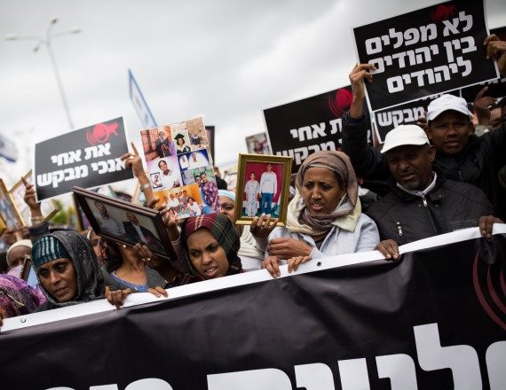 הפגנת יהודי הפלשמורה