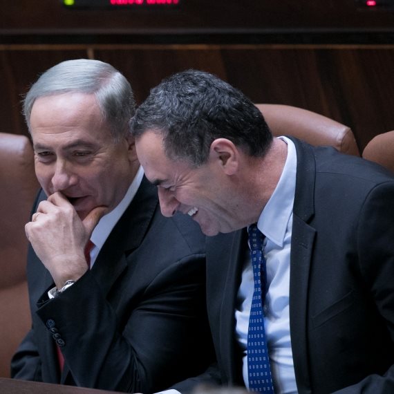 ראש הממשלה בנימין נתניהו ושר התחבורה ישראל כ"ץ