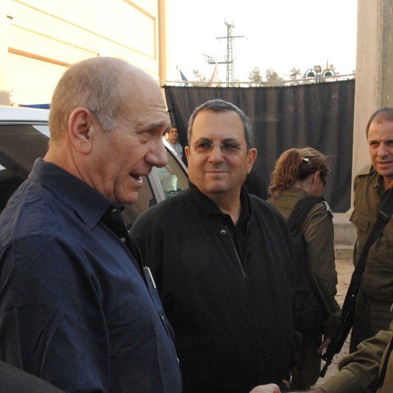 אהוד ברק ואהוד אולמרט