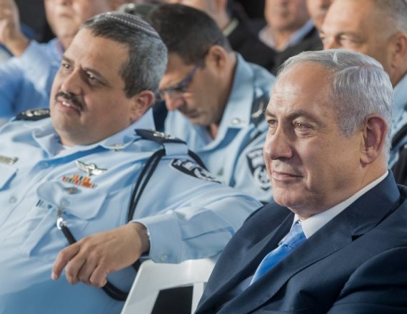 ראש הממשלה בנימין נתניהו ומפכ"ל המשטרה רוני אלשיך