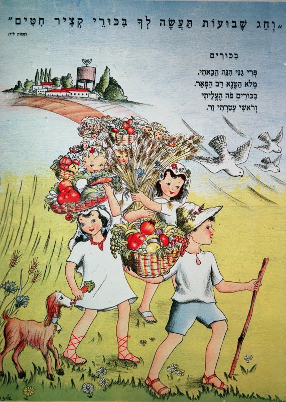 כרזה לחג שבועות