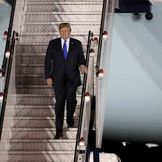 טראמפ וקים גונג און