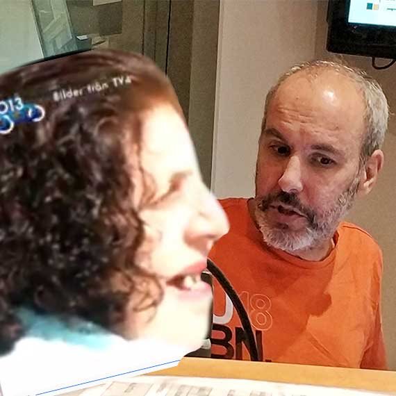 שי גולדשטיין ואשתו של הרצל