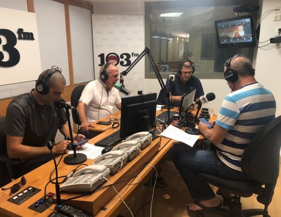 אנדי רם, יוני הללי, צביקה שרף ואריה מליניאק