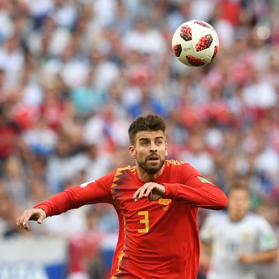 ז'ראר פיקה במדי נבחרת ספרד
