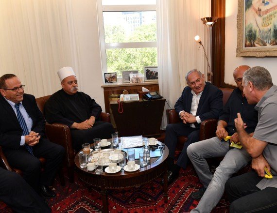 דיון עם הדרוזים על חוק הלאום