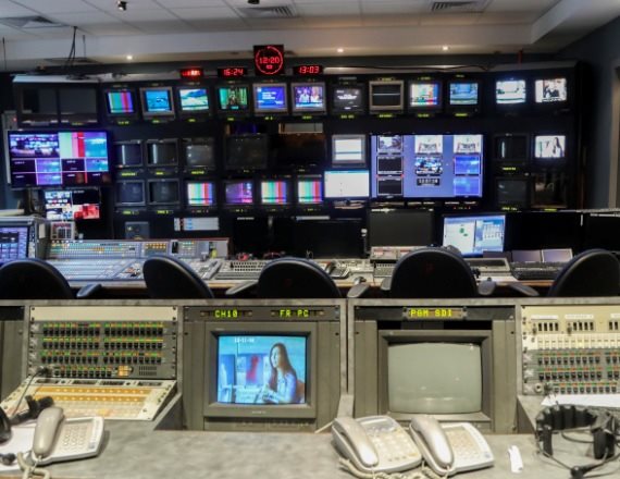 אולפן חדשות (צילום אילוסטרציה)