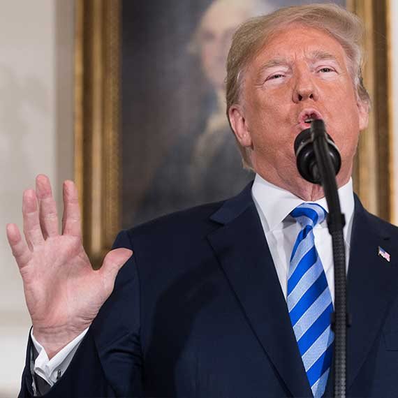 נשיא ארה"ב דונלד טראמפ