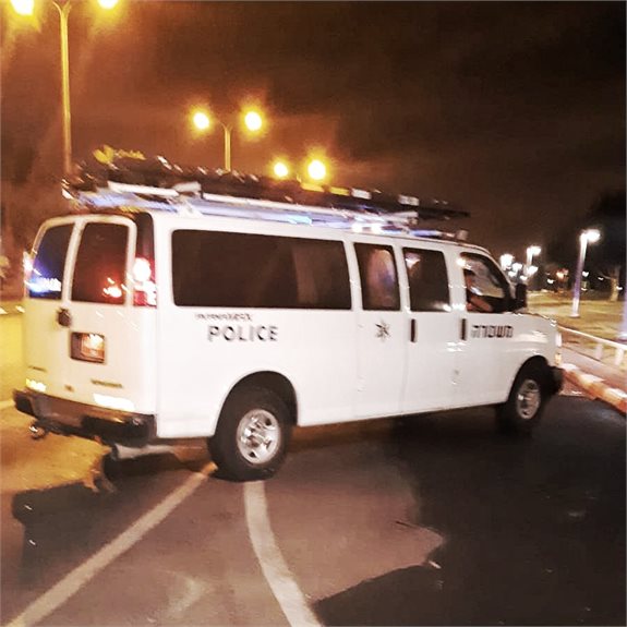 זירת התאונה