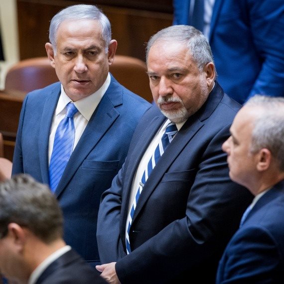 בנימין נתניהו ואביגדור ליברמן