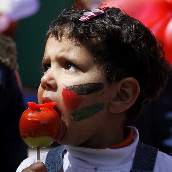 החגיגות בעזה, אמש