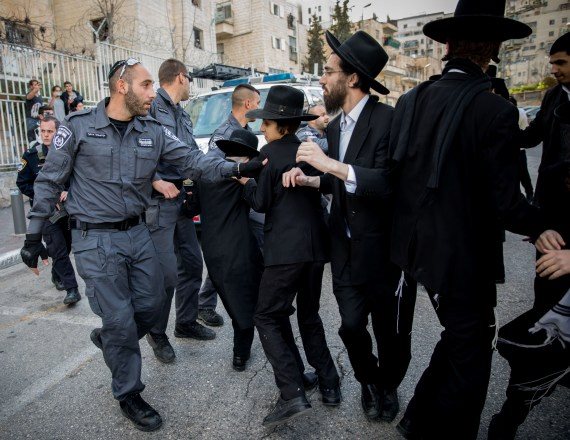 הפגנת חרדים (ארכיון)