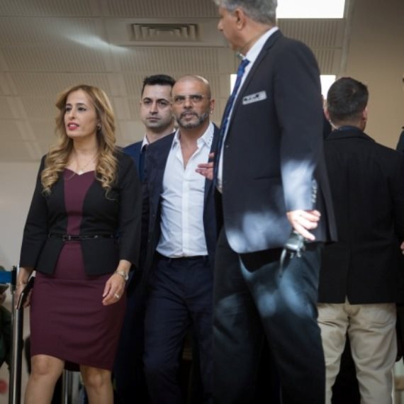 אייל גולן וח"כ נאוה בוקר בכנסת