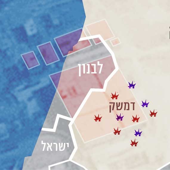 מטרות שהותקפו בסוריה, הלילה