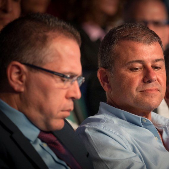 משה אדרי והשר לביטחון הפנים גלעד ארדן