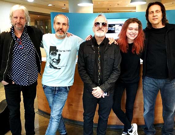 חברי להקת 'Electric Light Orchestra', שי גולדשטיין ולאה לב