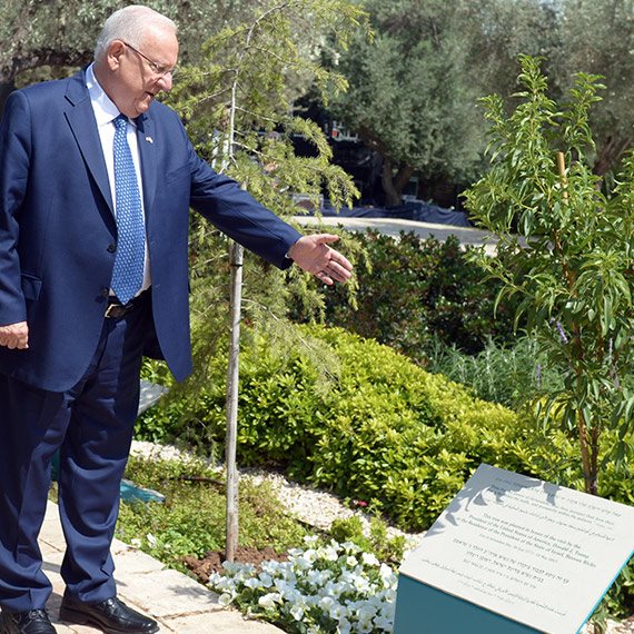 נשיא המדינה ראובן (רובי) ריבלין בבית הנשיא בירושלים