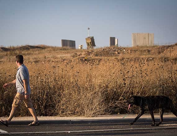 כיפת ברזל בשדרות (ארכיון)