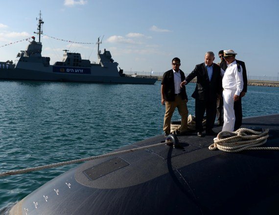 נתניהו בביקור באחת מהצוללות הגרמניות