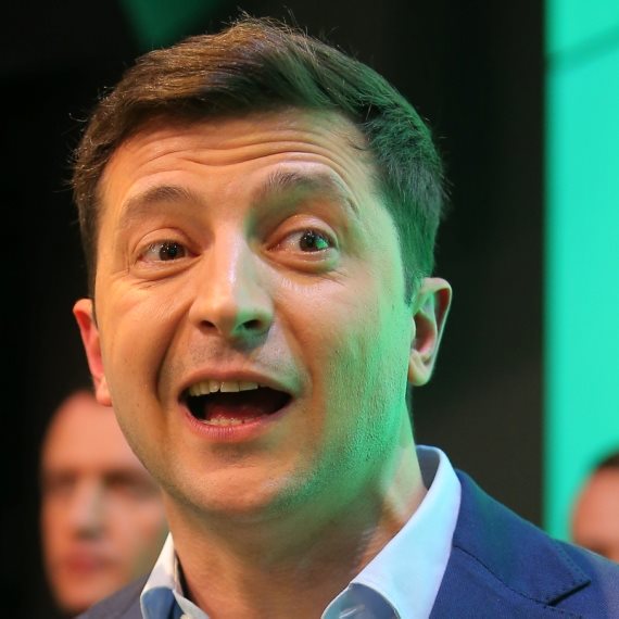 נשיא אוקראינה וולודימיר זלנסקי