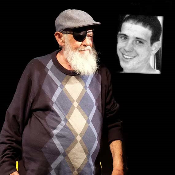 יהודה וקסמן; בתמונה הקטנה: בנו, נחשון ז"ל